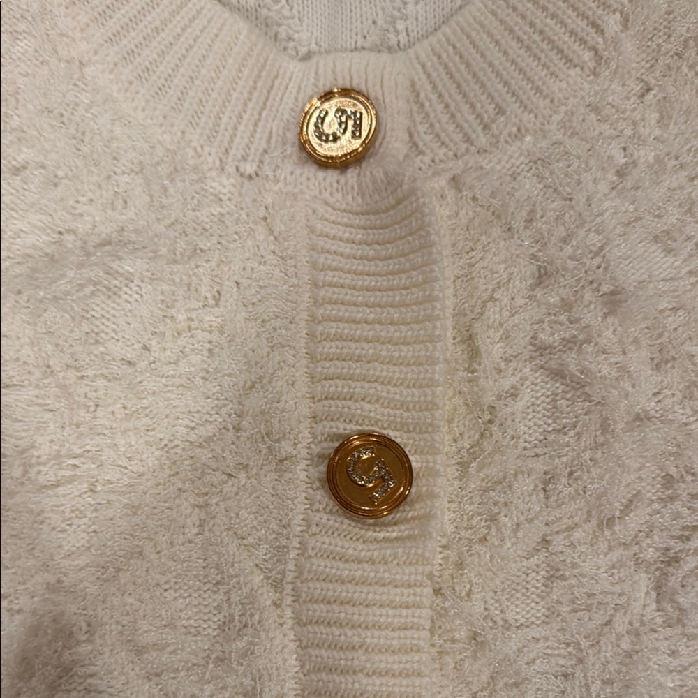 Italian Inspired Designer #5 Elegant White Textured Tank w/Skirt 2piece outfit - Picture 4 of 12